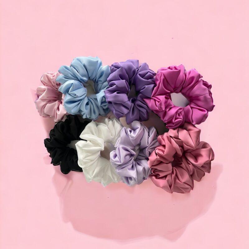 zestaw prezentowy gumki włosy frotki