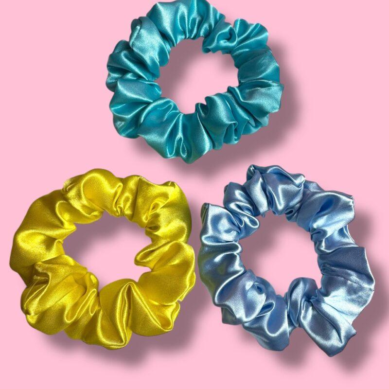 gumki do włosów mini satyna pielegnacja włosów szampon