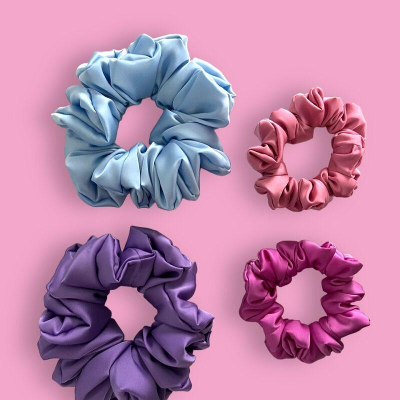 zestaw prezentowy gumki włosy frotki