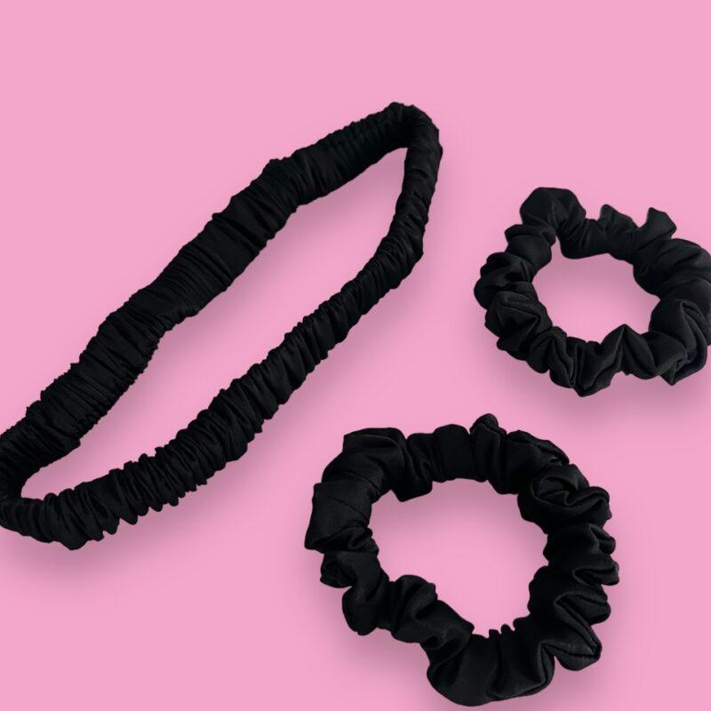 zestaw prezentowy gumki włosy frotki