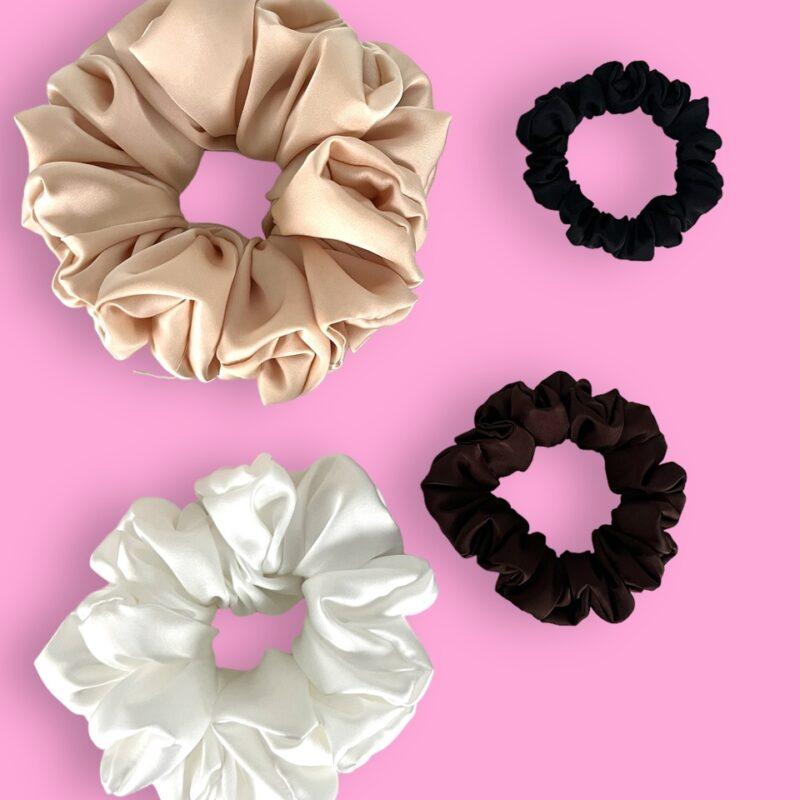 zestaw prezentowy gumki włosy frotki