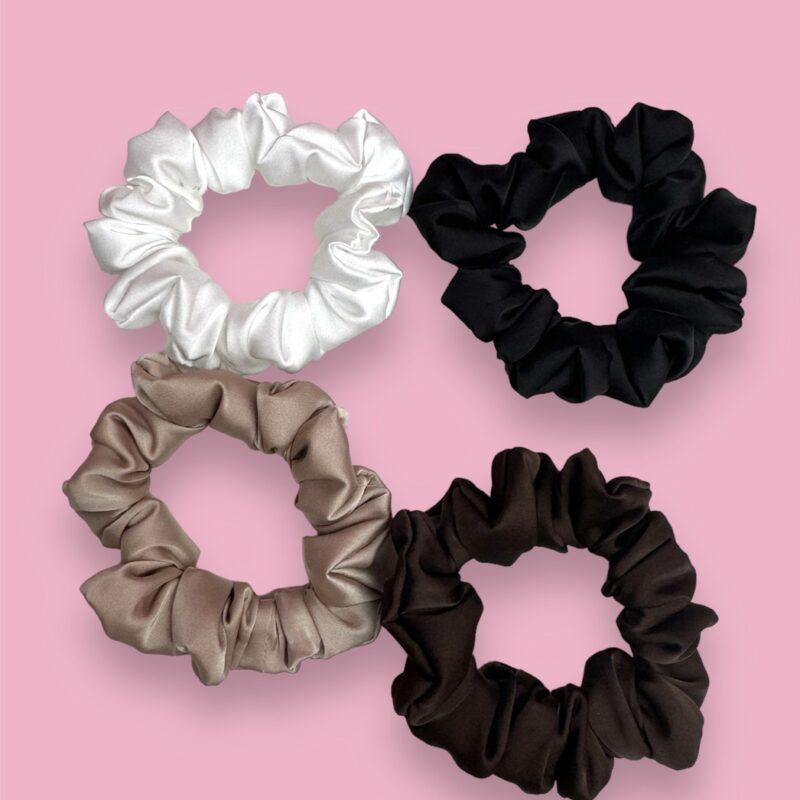 handmade scrunchies gumka do włosów szampon