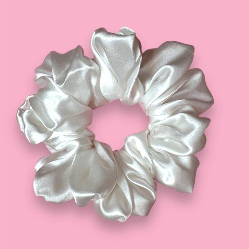 Scrunchies jedwab włosy szampon odżywka plan pielegnacji