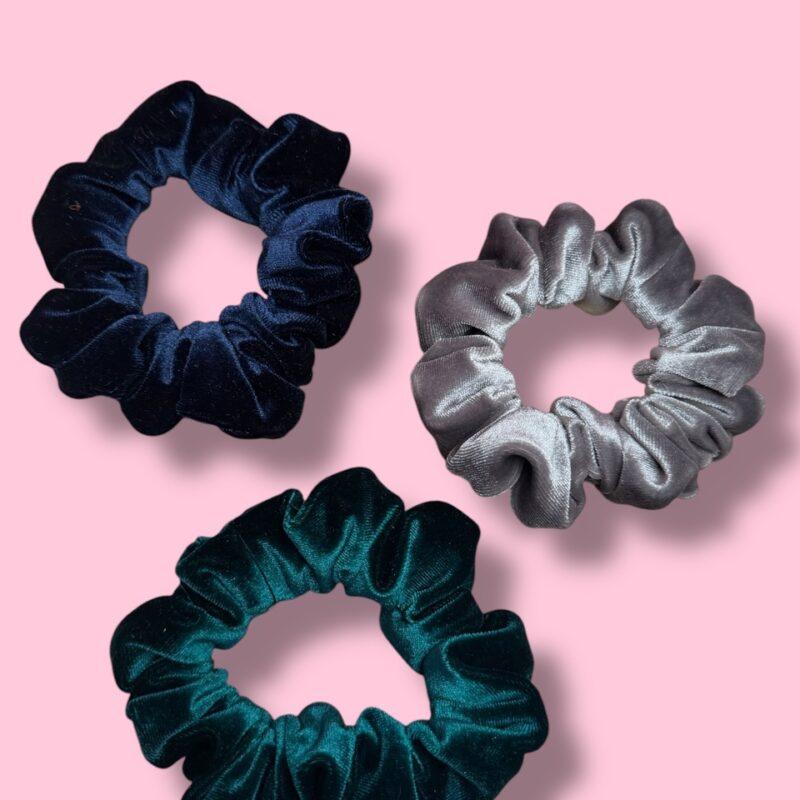 midi welur gumka do włosów akcesoria