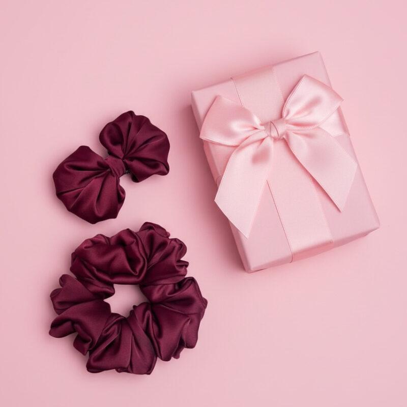 box prezentowy spinka i gumka