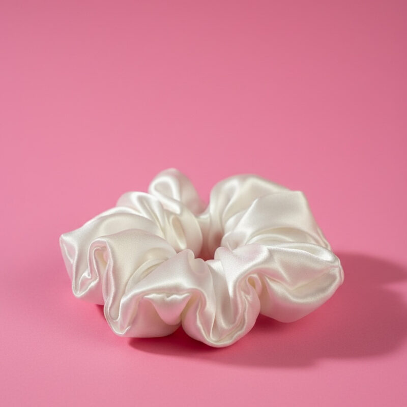 jedwabna gumka do włosów zdrowe włosy długie