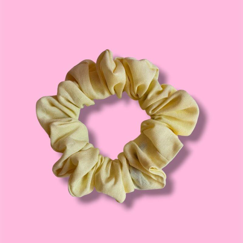 gumka do włosów len wiskoza jedwab