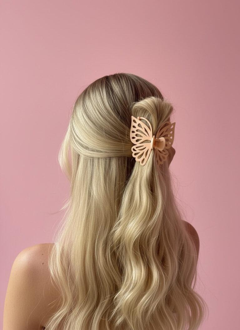 klamra do włosów upięcie klamerka