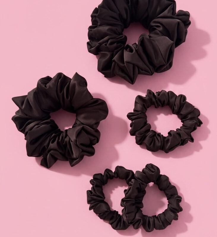 jedwab scrunchies włosy fryzjer