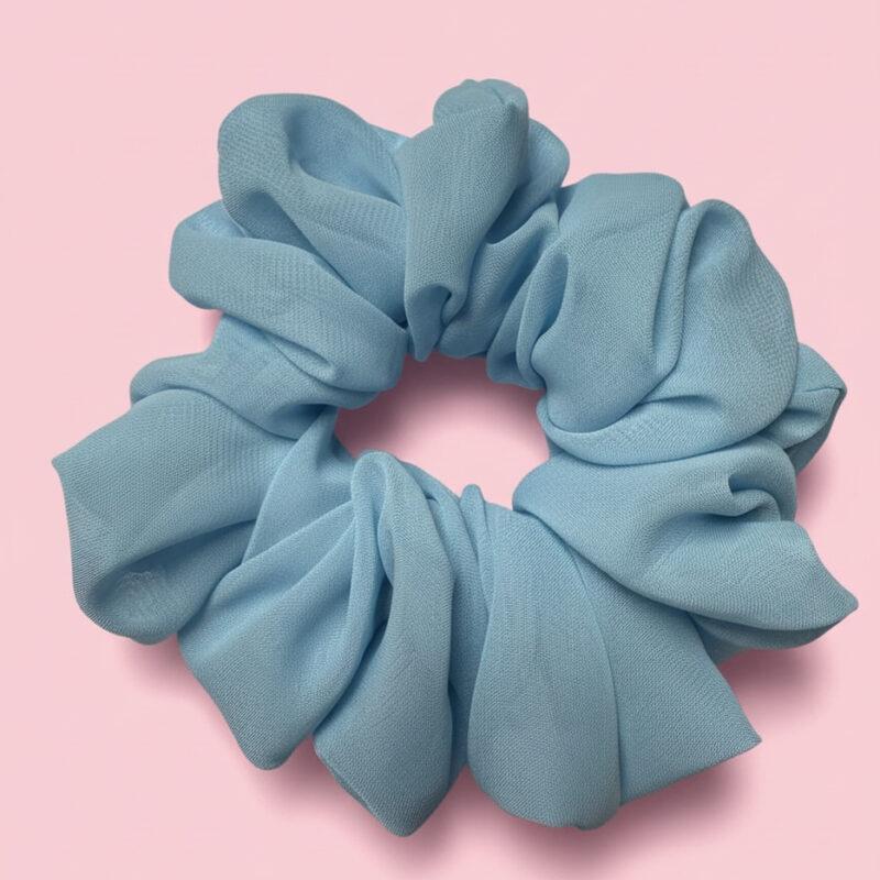 gumka scrunchies jedwab handmde