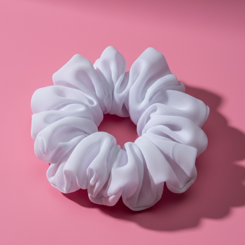gumka scrunchies jedwab handmde