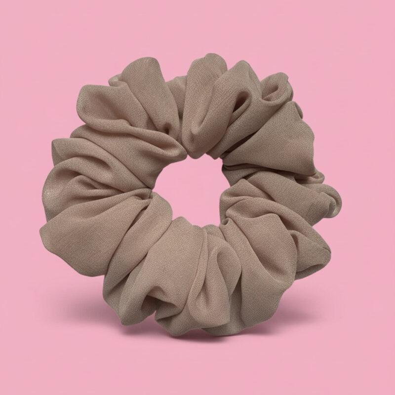 gumka scrunchies jedwab handmde